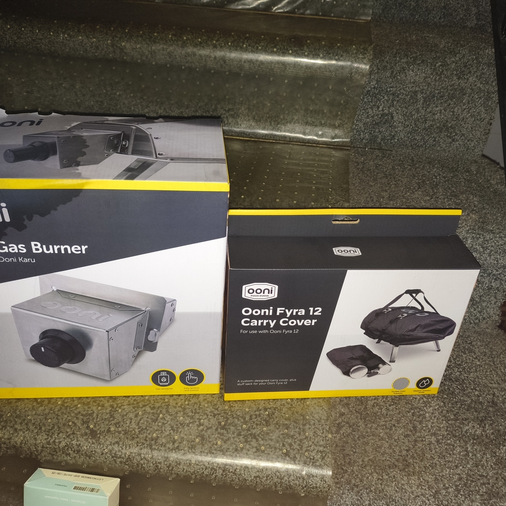 Pizza OvenOoni Gas Burner and Fyra 12 Carry Cover Set